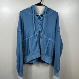 Free People FP Movement Believer Pullover Size Small - Blue